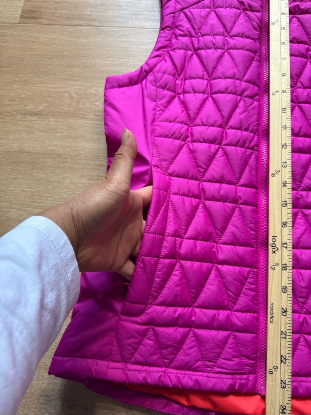 The North Face Pink Quilted Insulated Vest - Picture 8 of 11